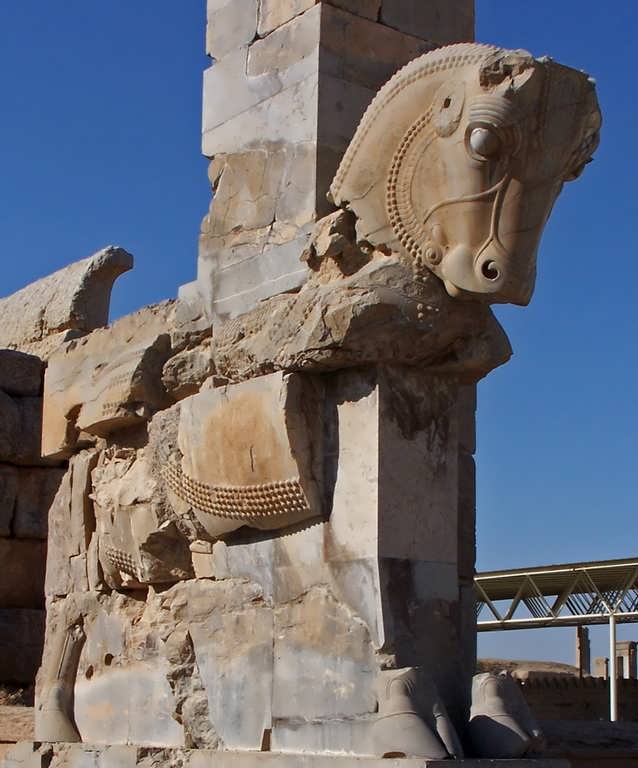 Las ruinas de Persépolis, Irán